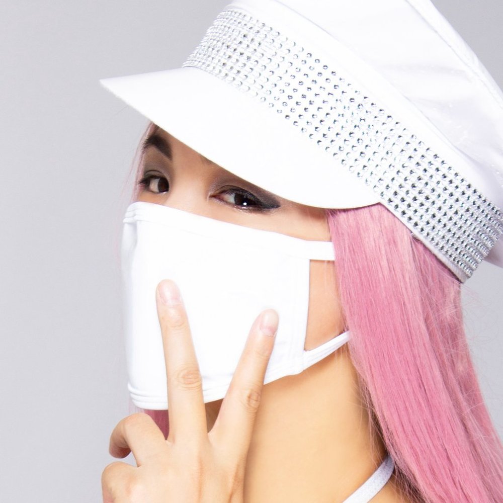 Blanco Vinyl Dust Mask
